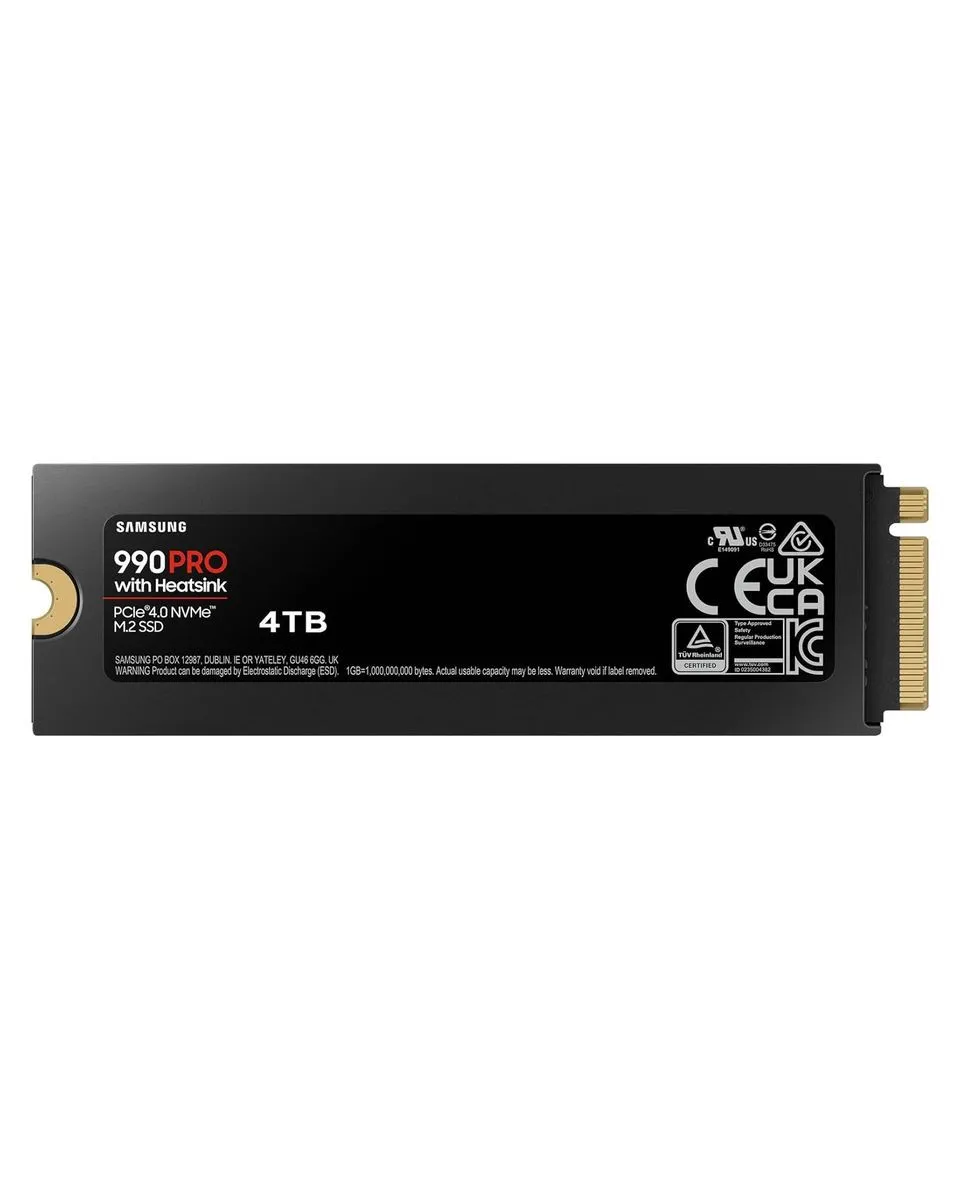 SSD Samsung - 4TB M.2 NVMe MZ-V9P4T0CW 990 Pro Series Heatsink 