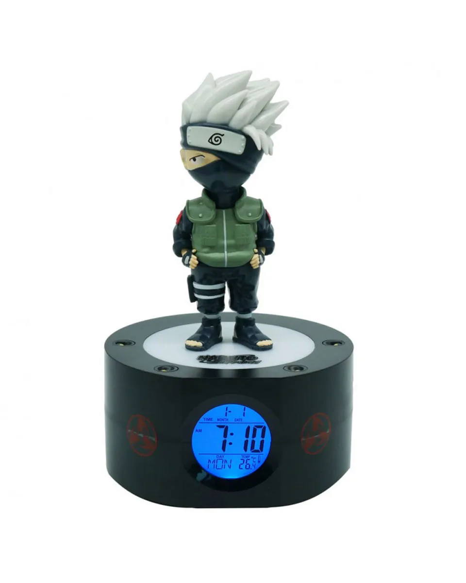 Sat Naruto Shippuden - Kakashi - Alarm Clock with Light 