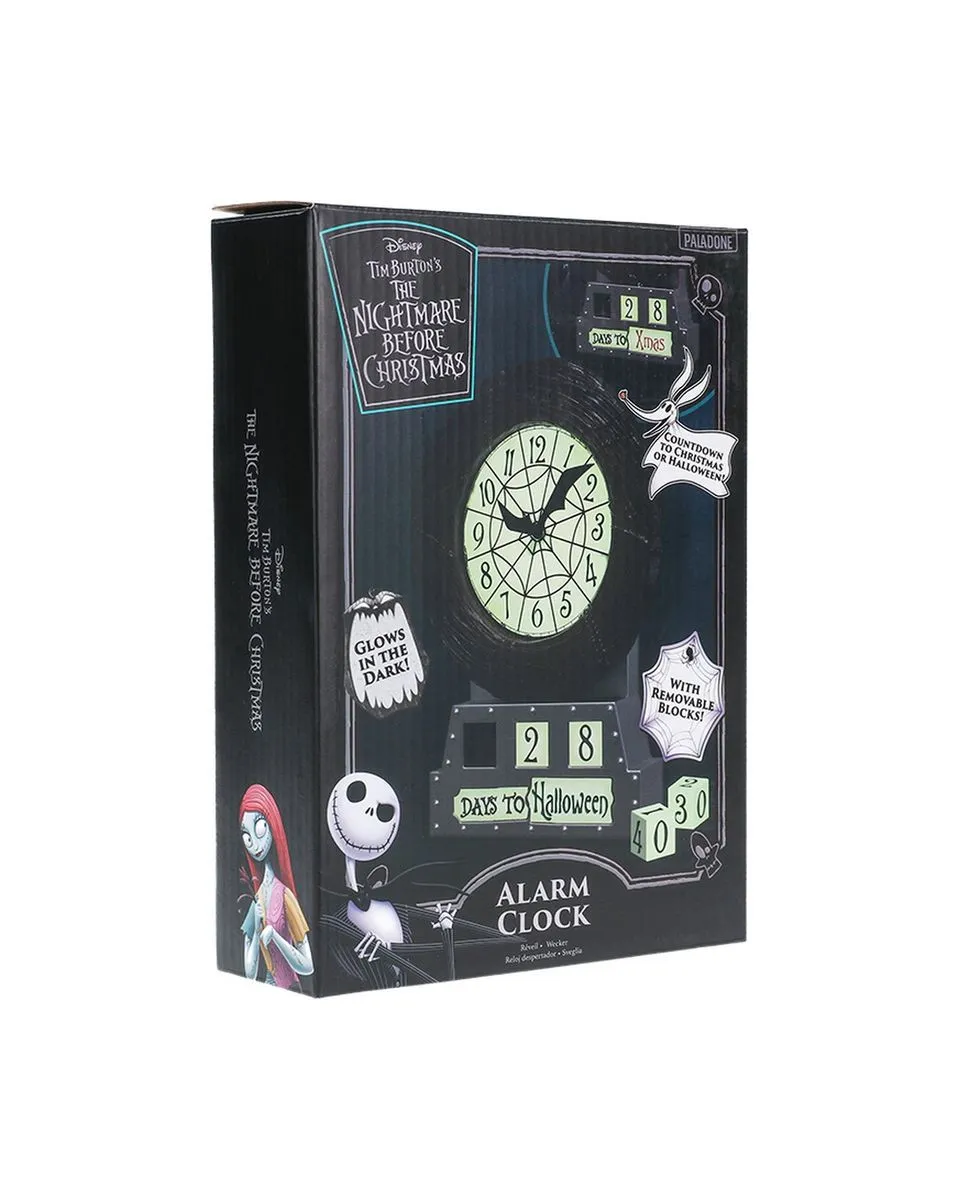 Sat Paladone The Nightmare Before Christmas - Countdown Alarm Clock 