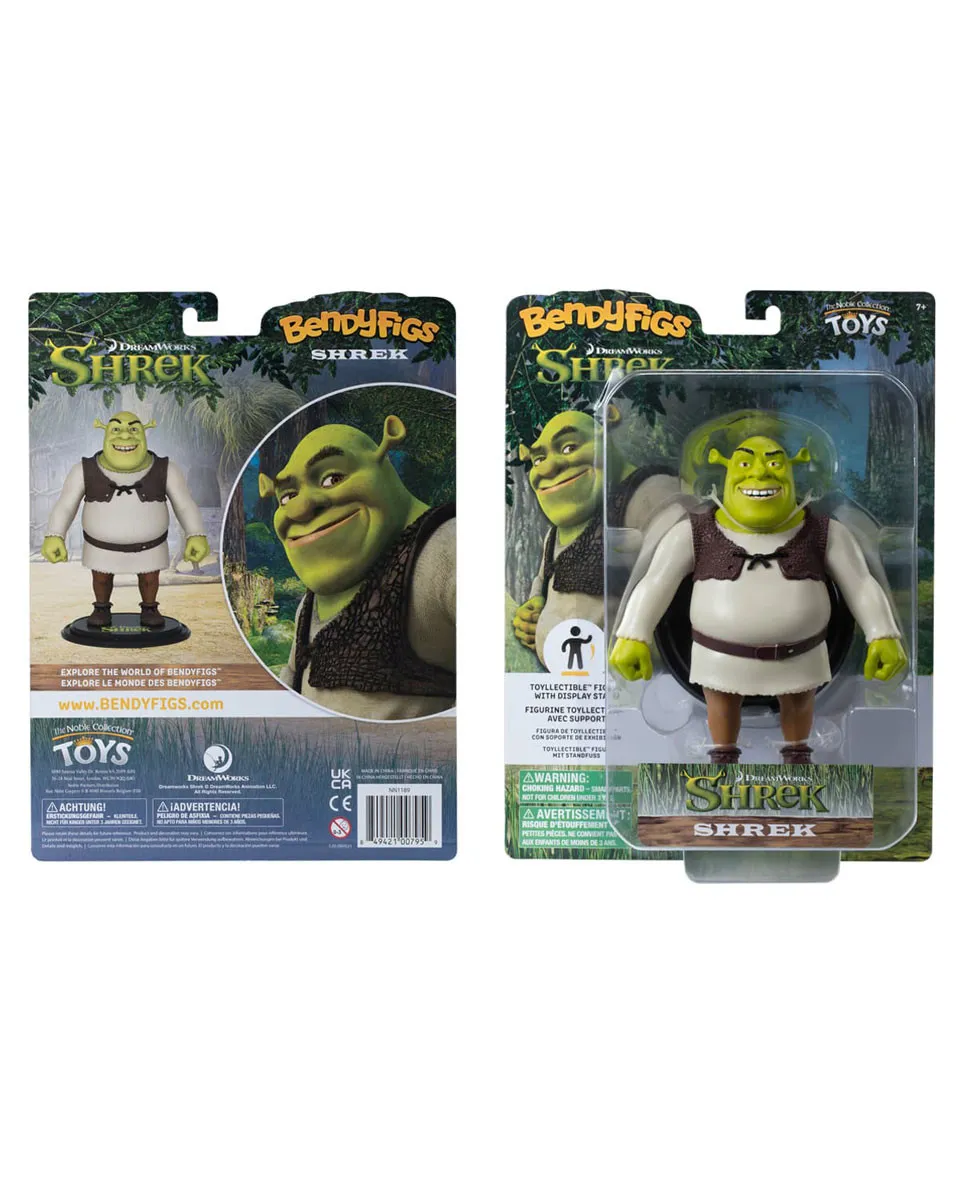 Bendable Figure Bendyfigs - Shrek 