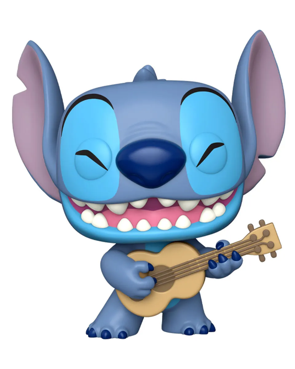 Bobble Figure Disney - Lilo & Stitch POP! - Stitch with Ukulele 