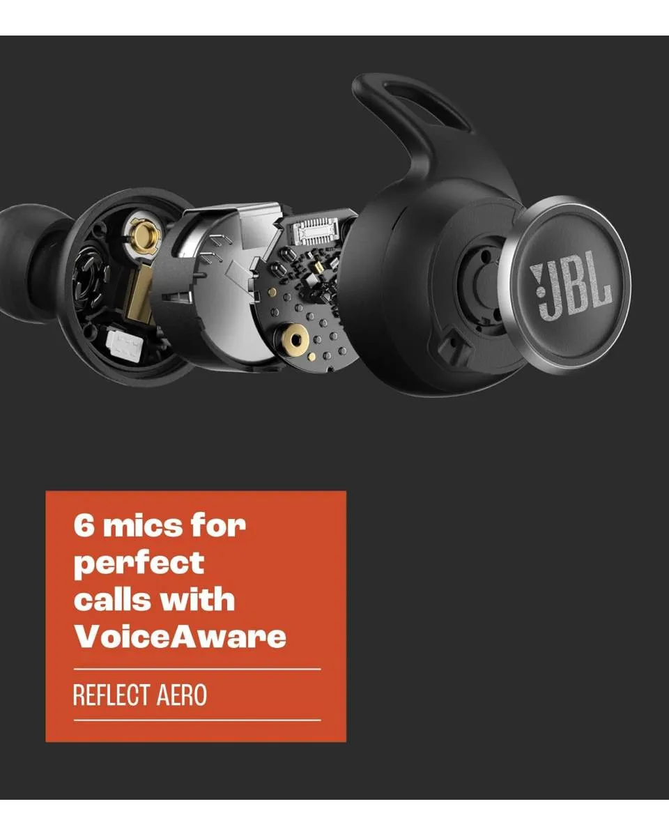 Slušalice JBL Reflect Aero TWS - Crne Bežične bubice 