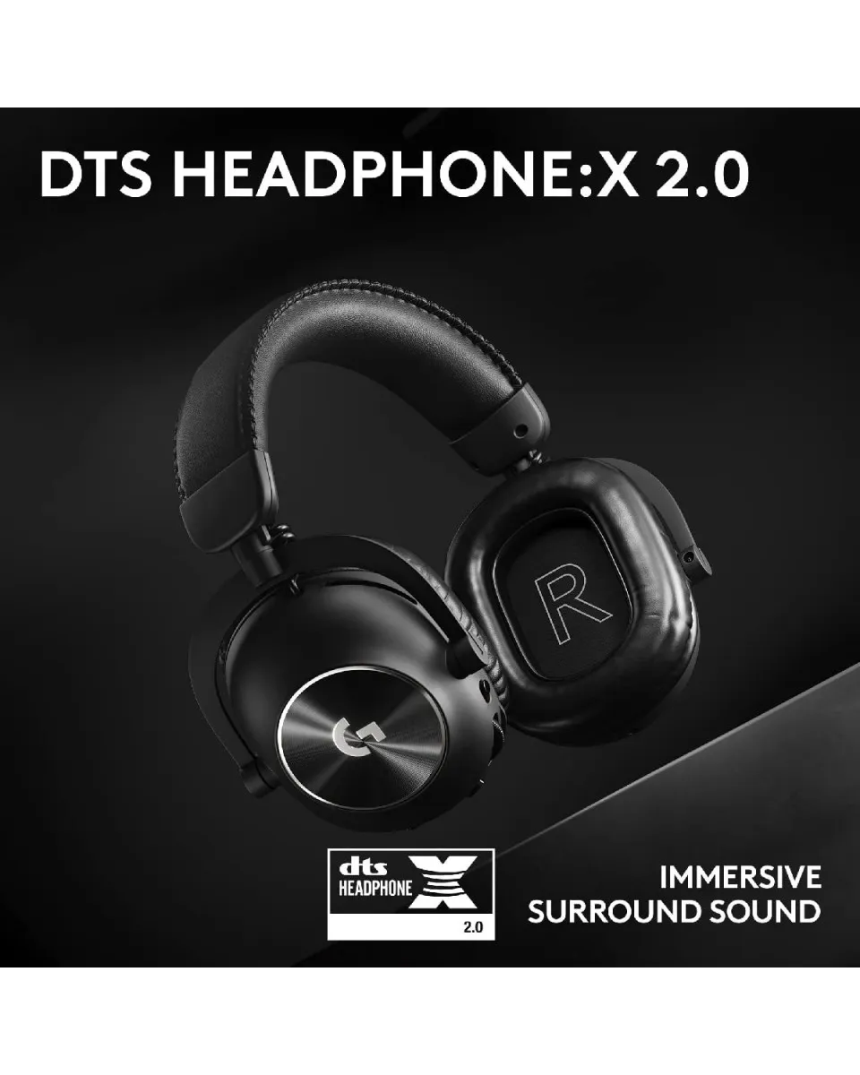 Slušalice Logitech G PRO X 2 Wireless Lightspeed - Black 
