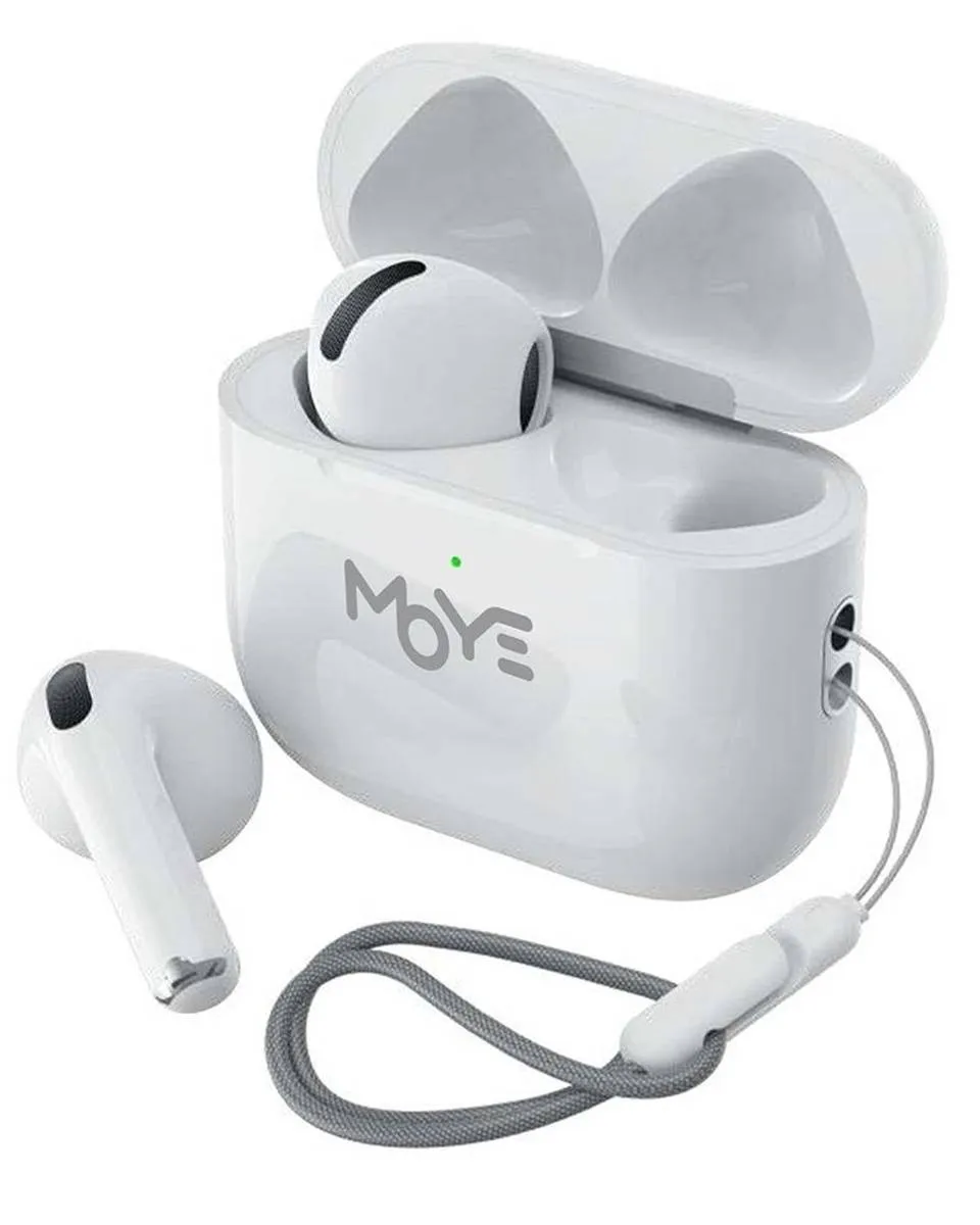 Slušalice Moye Aurras 3 Lite - White Bežične bubice 