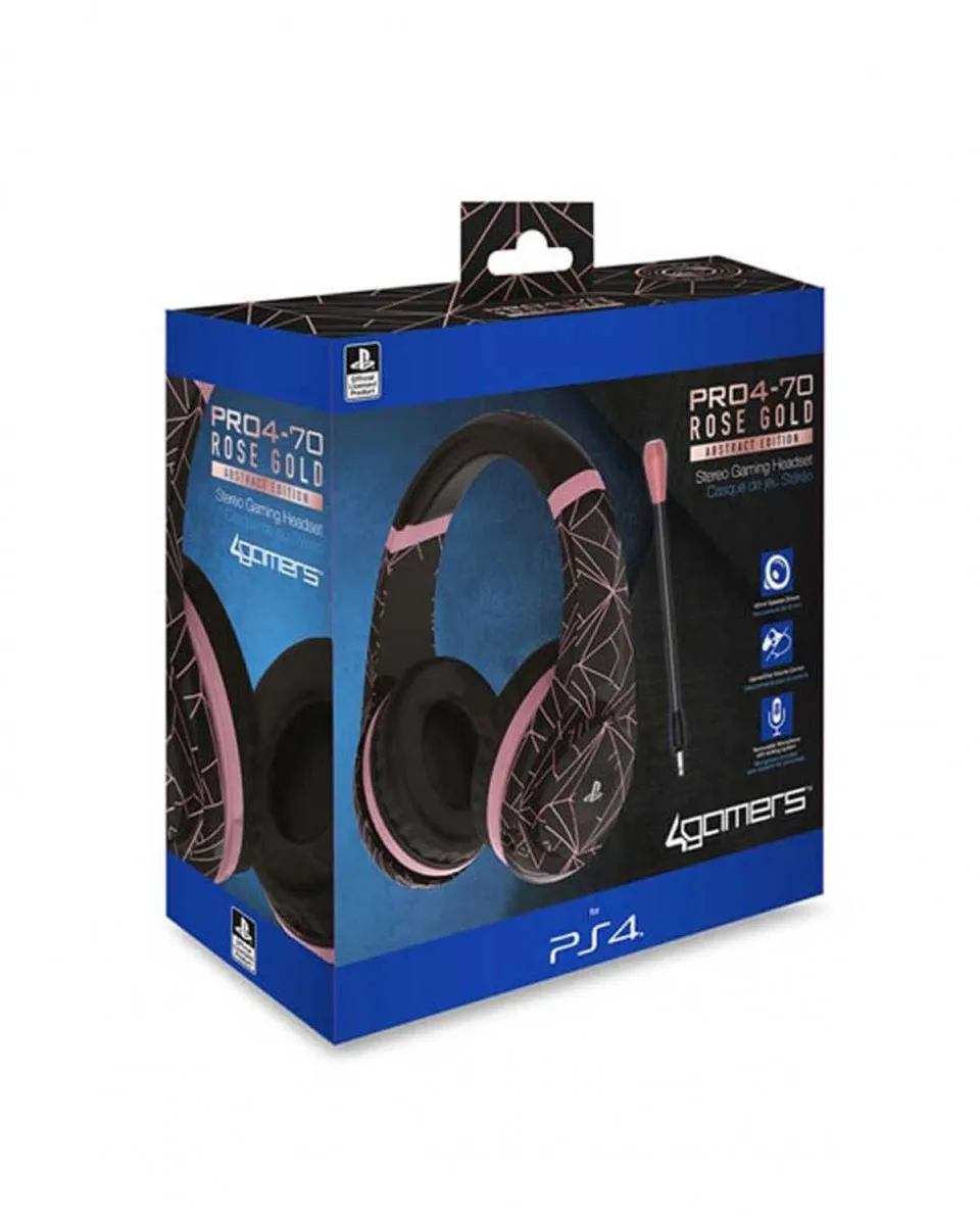 Slušalice PRO4-70 Rose Gold - Abstract Black Edition Playstation 4 