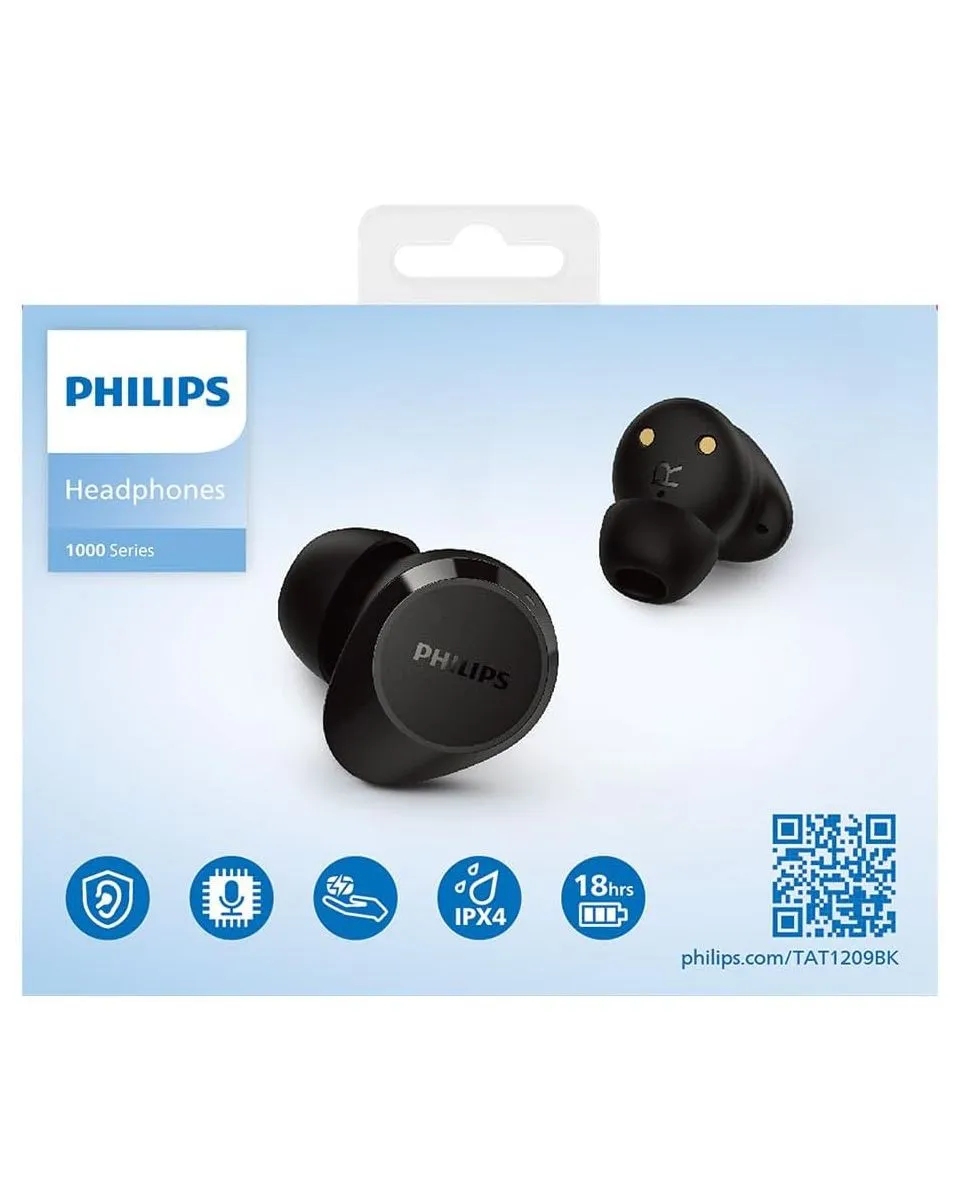 Slušalice Philips TAT1209BK/00 - Black Bežične bubice 