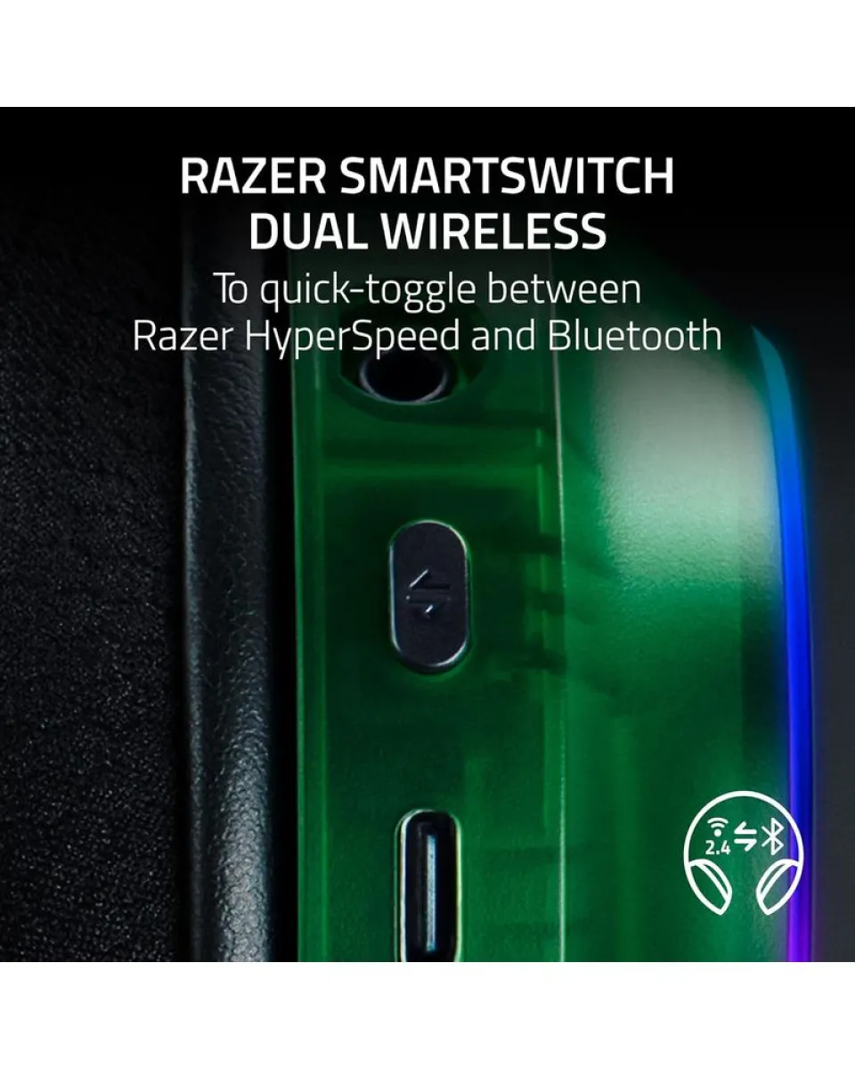 Slušalice Razer Barracuda X Chroma Wireless - Phantom Green Edition 