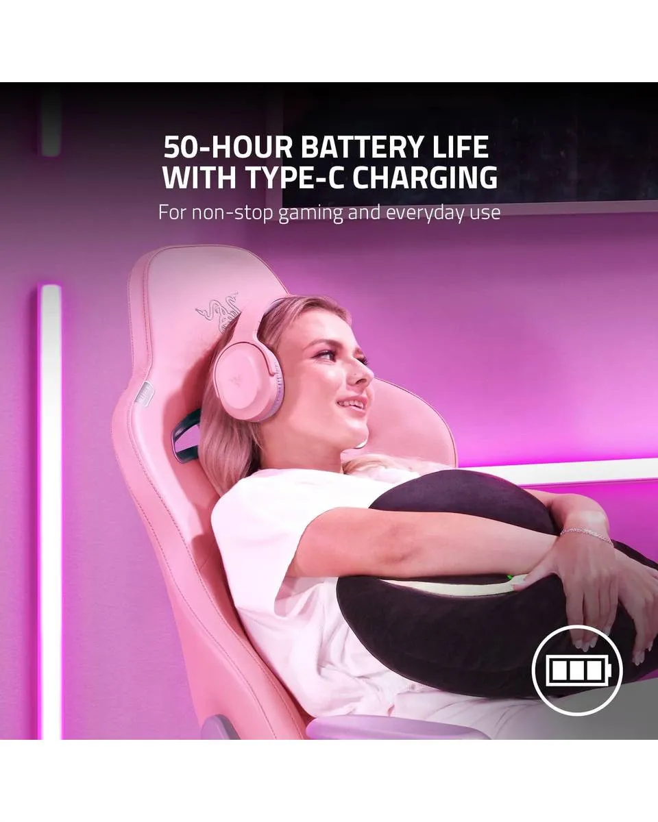 Slušalice Razer Barracuda X (2022) - Wireless Multi Platform Gaming and Mobile Headset - Quartz Edition 