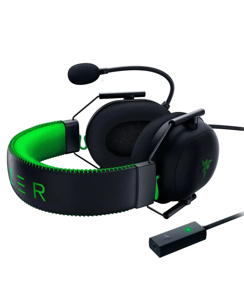 Slušalice Razer Blackshark V2 + USB Sound Card (Green) 