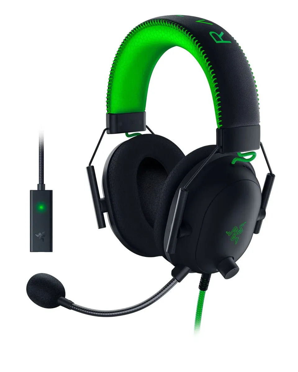 Slušalice Razer Blackshark V2 + USB Sound Card (Green) 