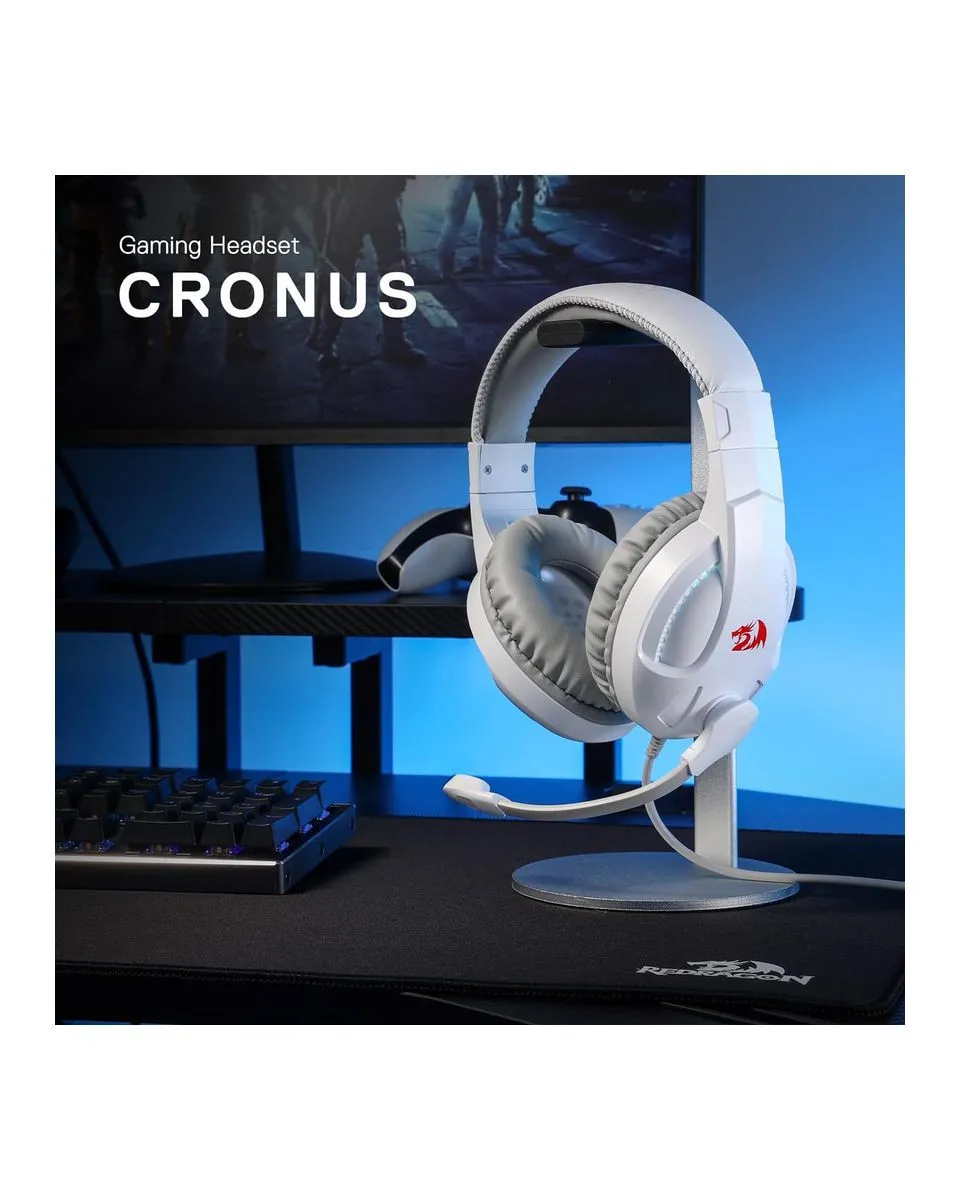 Slušalice Redragon Cronus H211 RGB White 