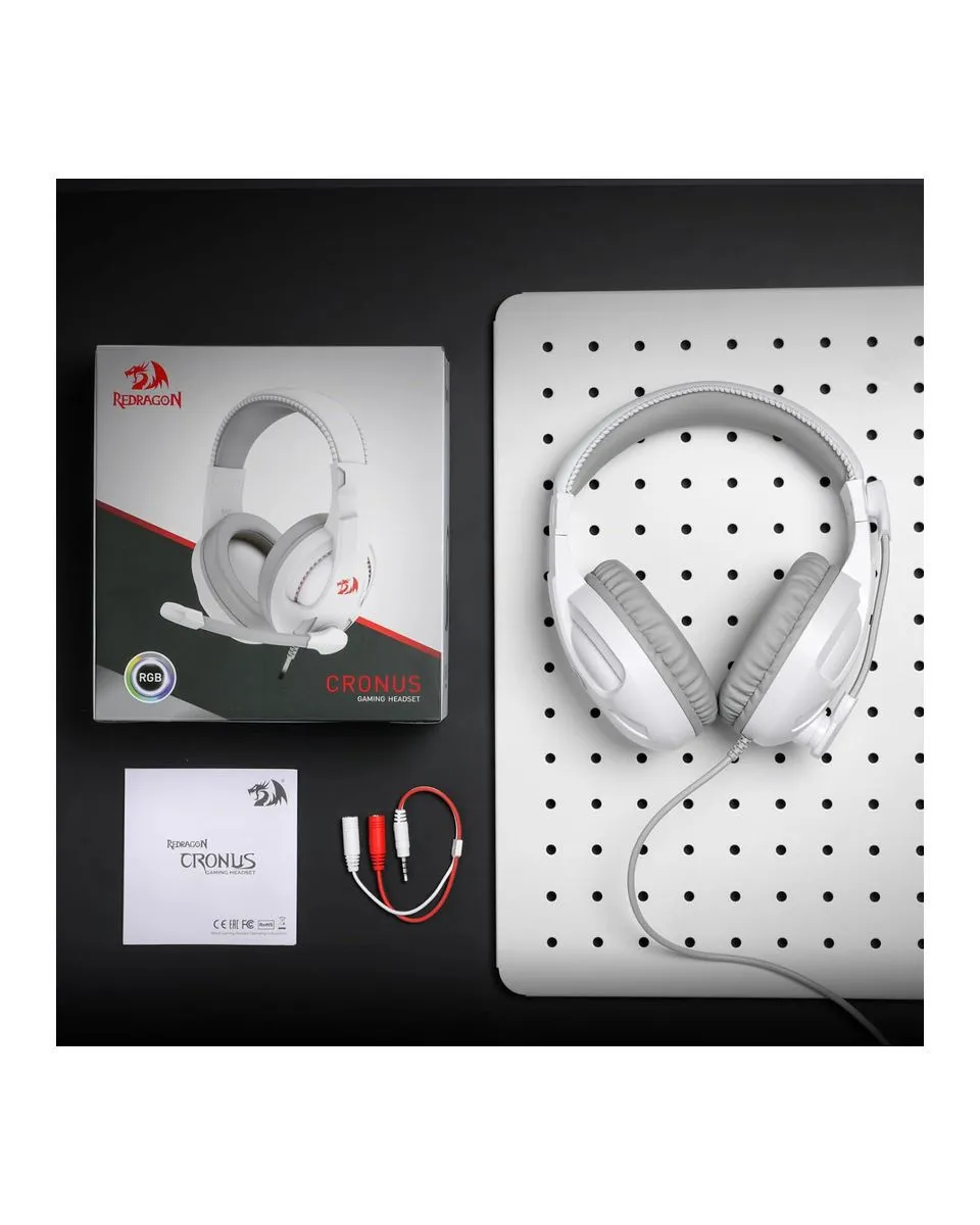 Slušalice Redragon Cronus H211 RGB White 
