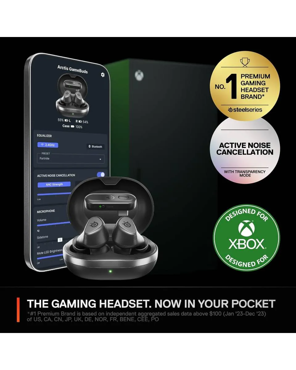 Slušalice Steelseries Arctis GameBuds - Black 