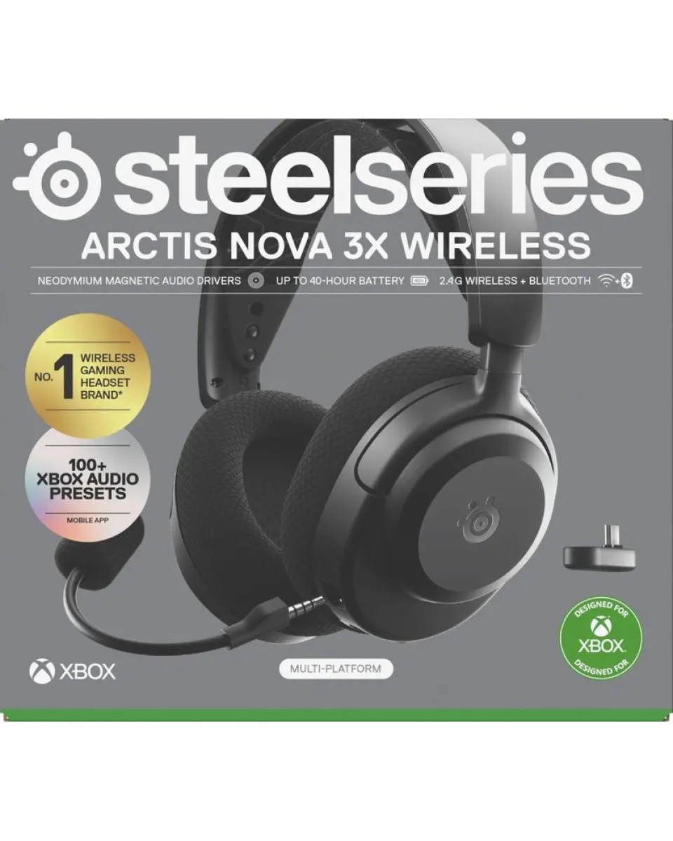 Slušalice Steelseries Arctis Nova 3X Wireless  - Black 