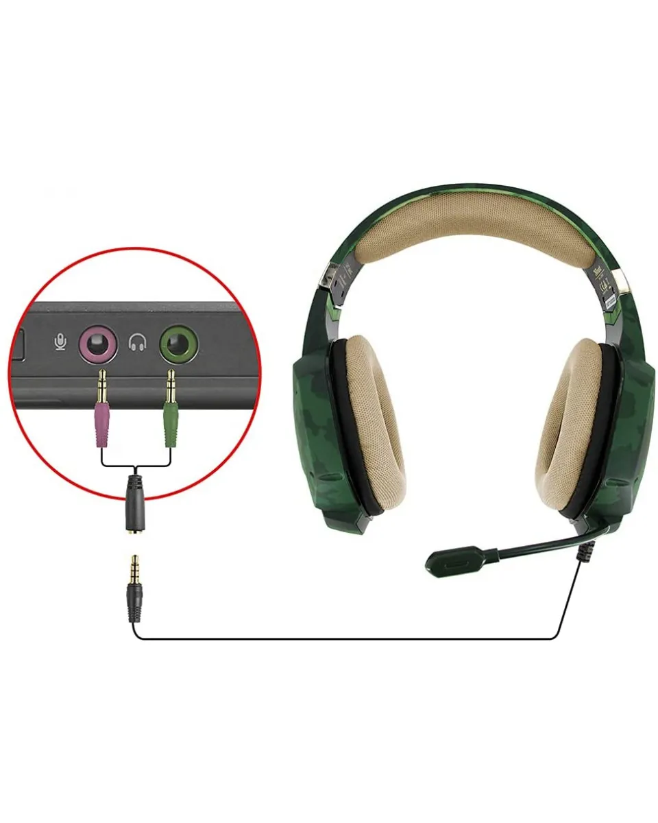 Slušalice Trust GXT 322C Carus - Jungle Camo Camo Green 