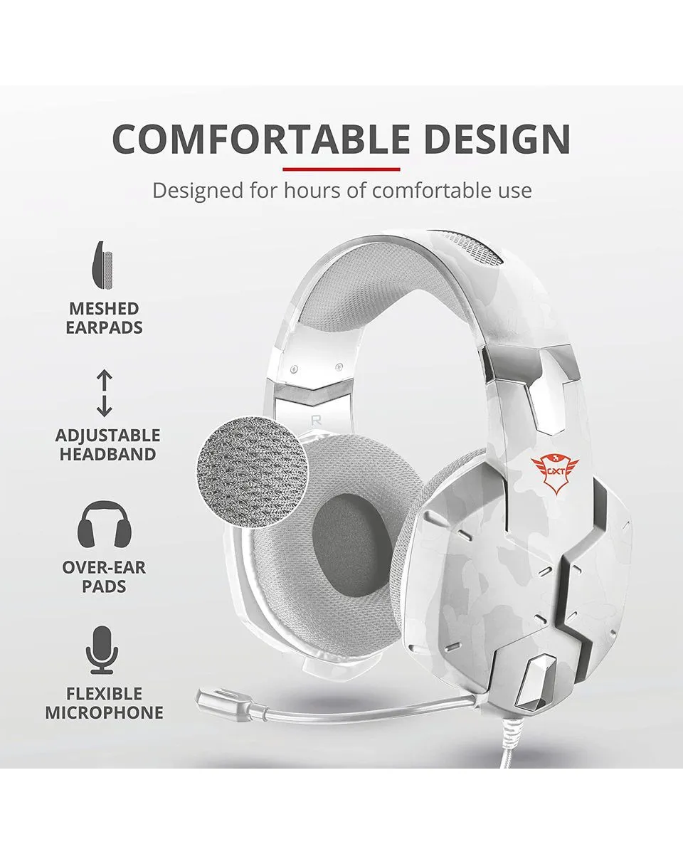 Slušalice Trust GXT 322W Carus - Snow Camo 