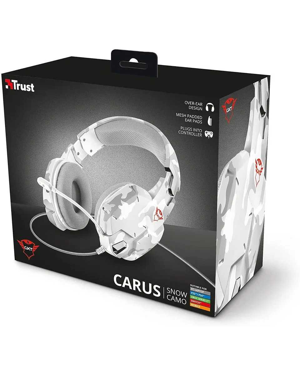 Slušalice Trust GXT 322W Carus - Snow Camo 