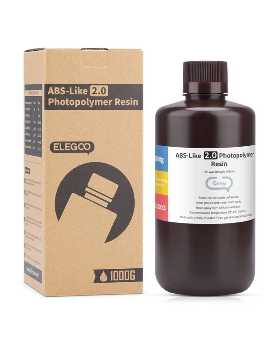 Smola Elegoo ABS-like 2.0 Resin 1kg Grey 
