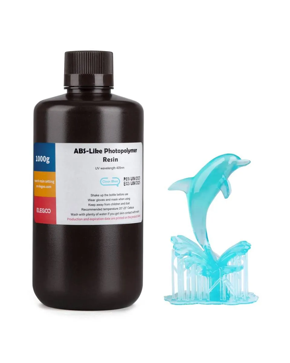Smola Elegoo ABS-like Resin 1kg Clear Blue 