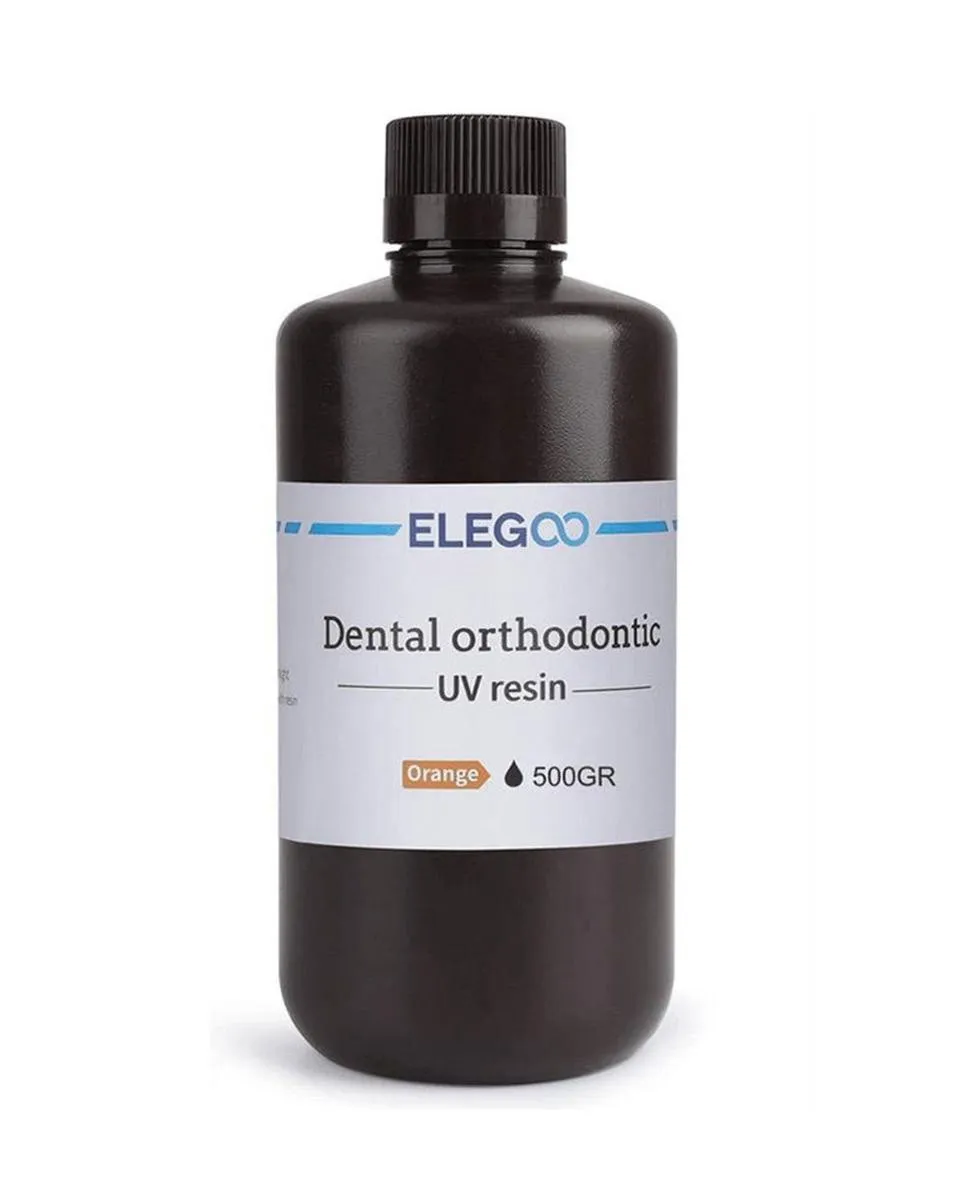 Smola Elegoo Dental Orthodontic UV Resin 0.5kg - Orange 