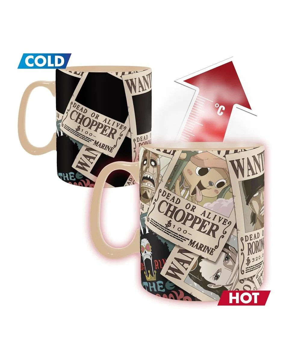 Šolja AbyStyle - One Piece - Wanted - Heat Change 