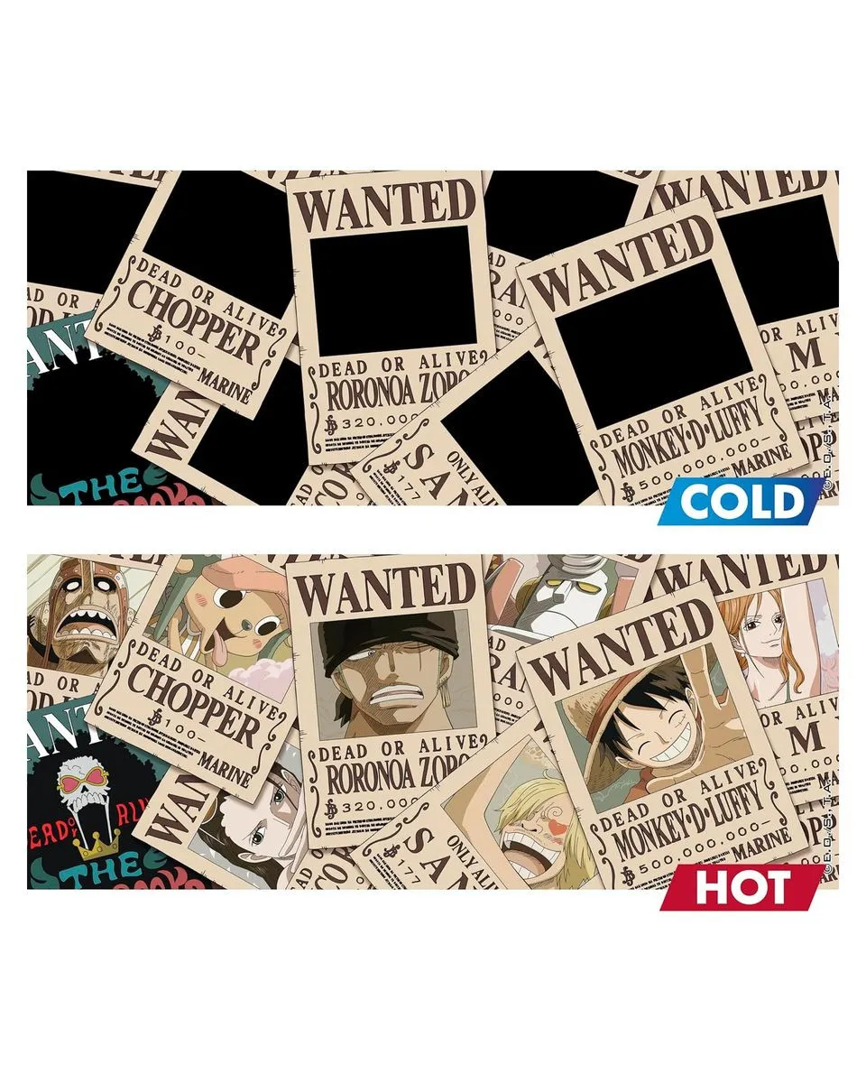 Šolja AbyStyle - One Piece - Wanted - Heat Change 