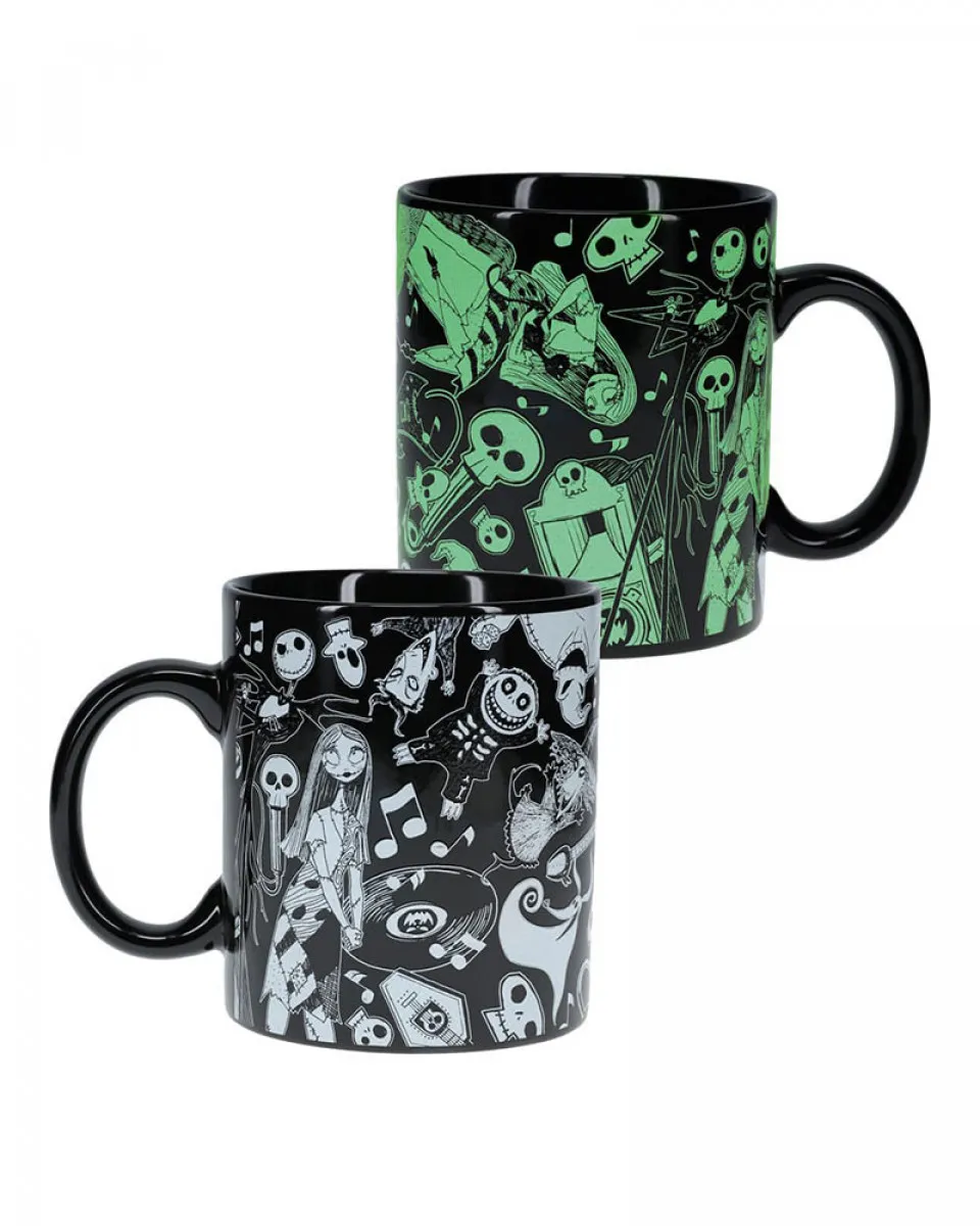 Šolja Nightmare Before Christmas - XL - Glow in the Dark Mug 