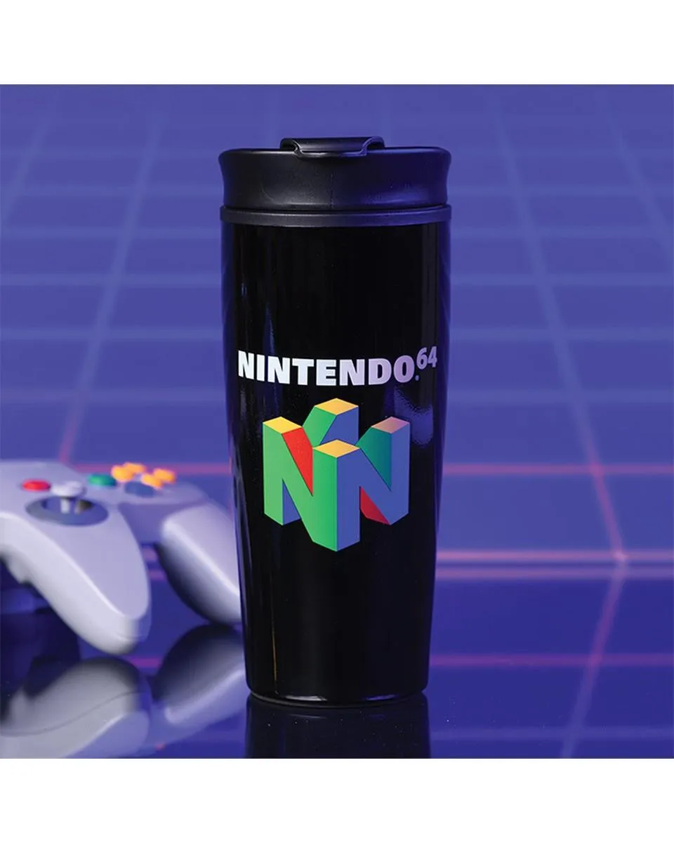 Šolja Nintendo N64 - Metal Travel Mug 