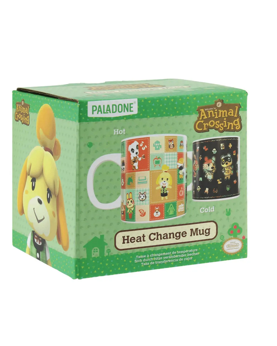 Šolja Paladone Animal Crossing Heat Change Mug 