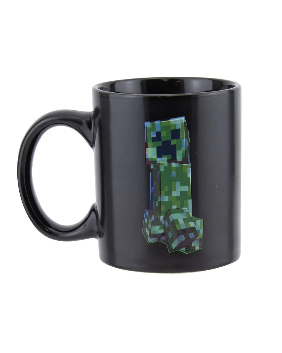Šolja Paladone Minecraft - Creeper - Heat Change Mug 