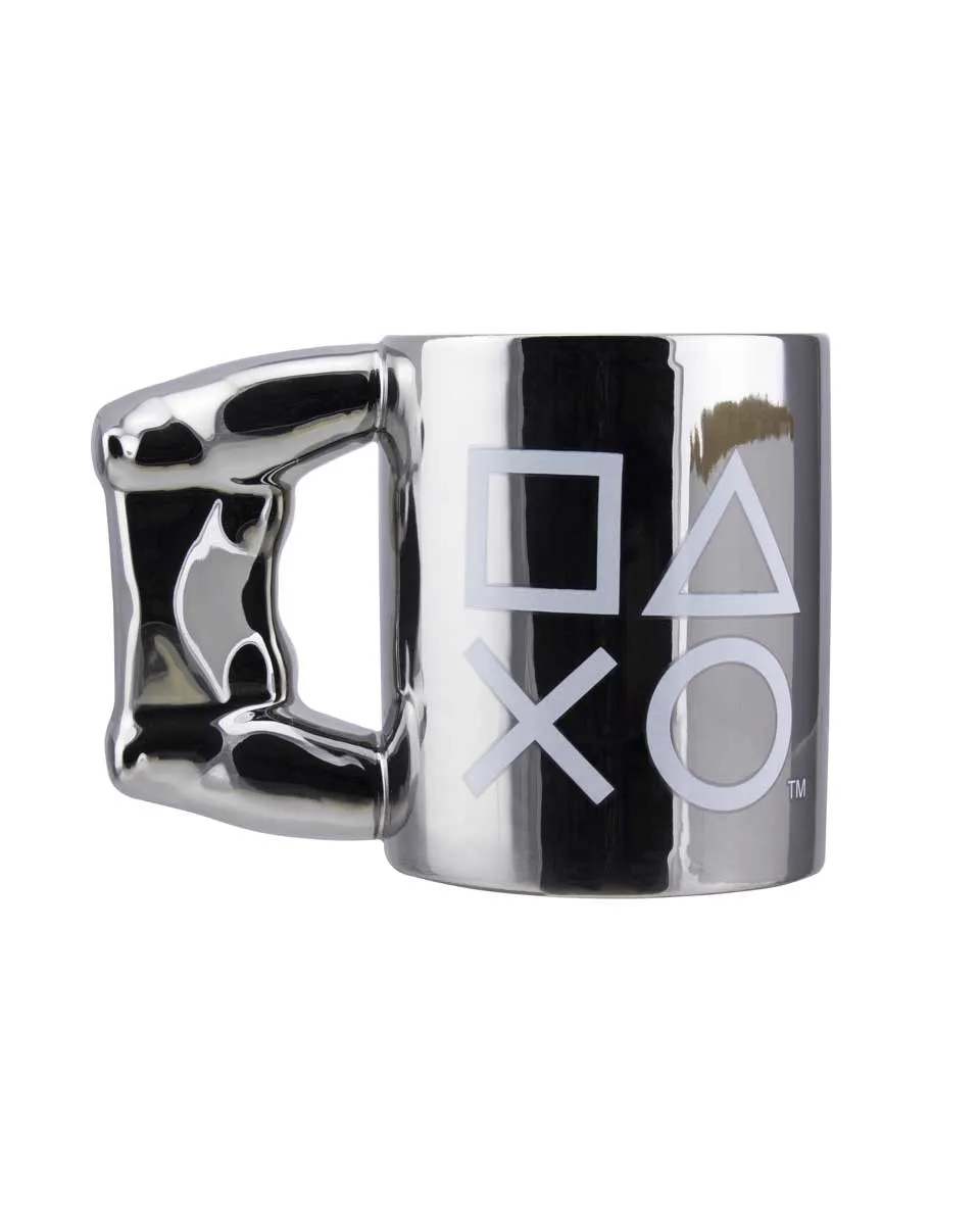 Šolja Paladone Playstation DS4 - 4th Gen Controller - Silver Mug 