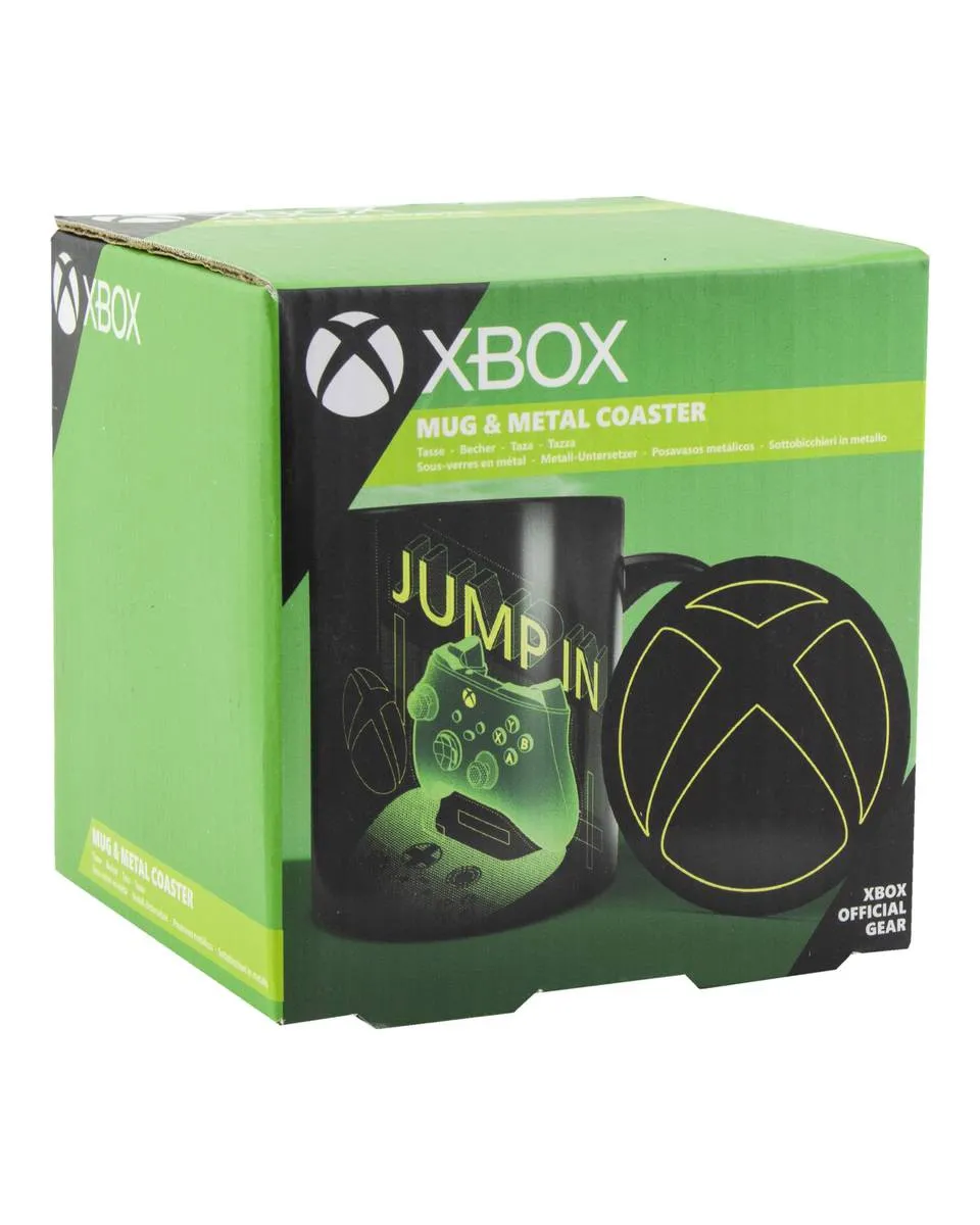Šolja i Podmetač Xbox - Mug & Metal Coaster 