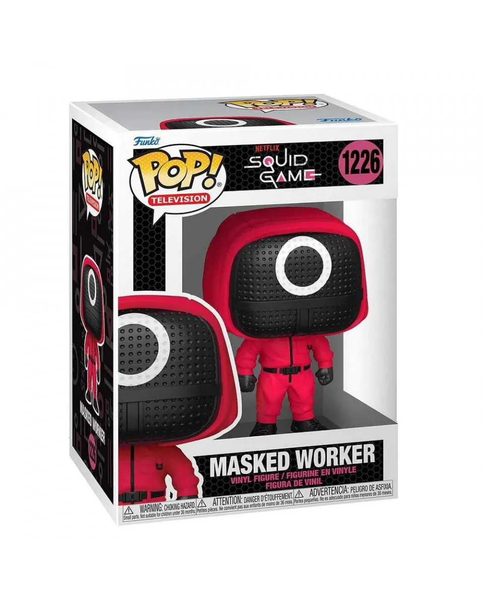 Bobble Figure Squid Game POP! - Masked Worker 