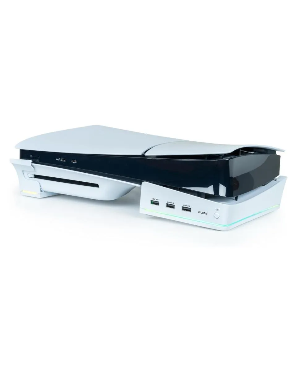 Stalak BigBen with USB-A Port PS5 Slim - Horizontal 
