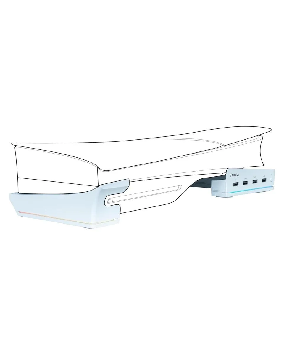 Stalak BigBen with USB-A Port PS5 Slim - Horizontal 
