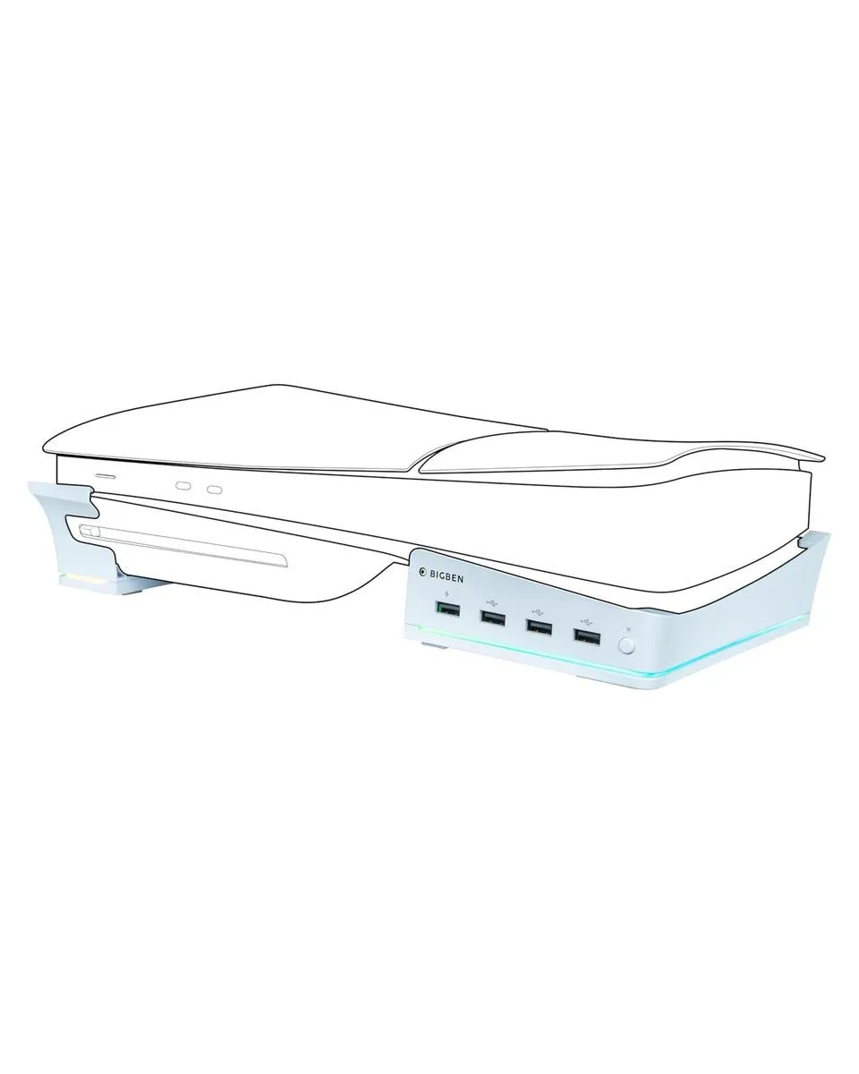 Stalak BigBen with USB-A Port PS5 Slim - Horizontal 