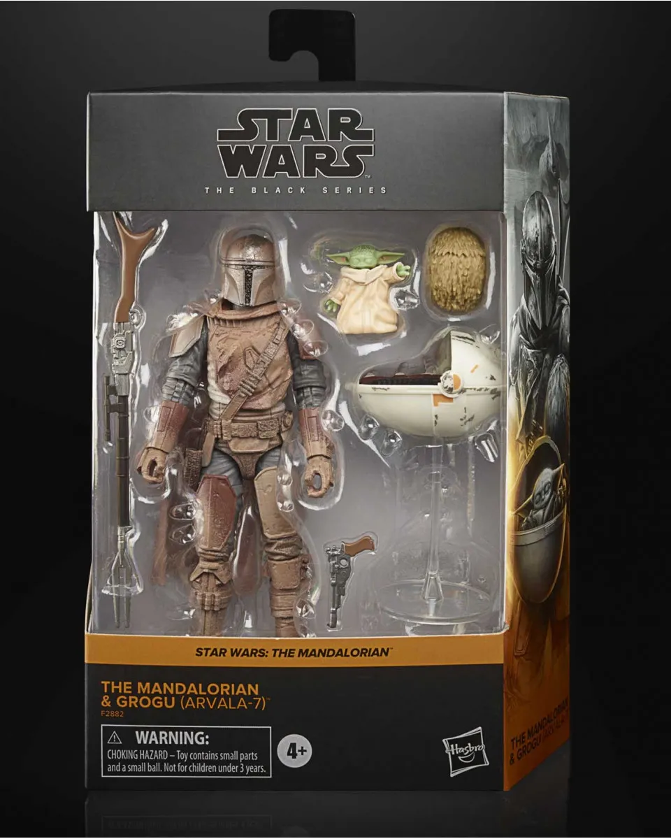 Action Figure Star Wars Black Series - The Mandalorian & Grogu 