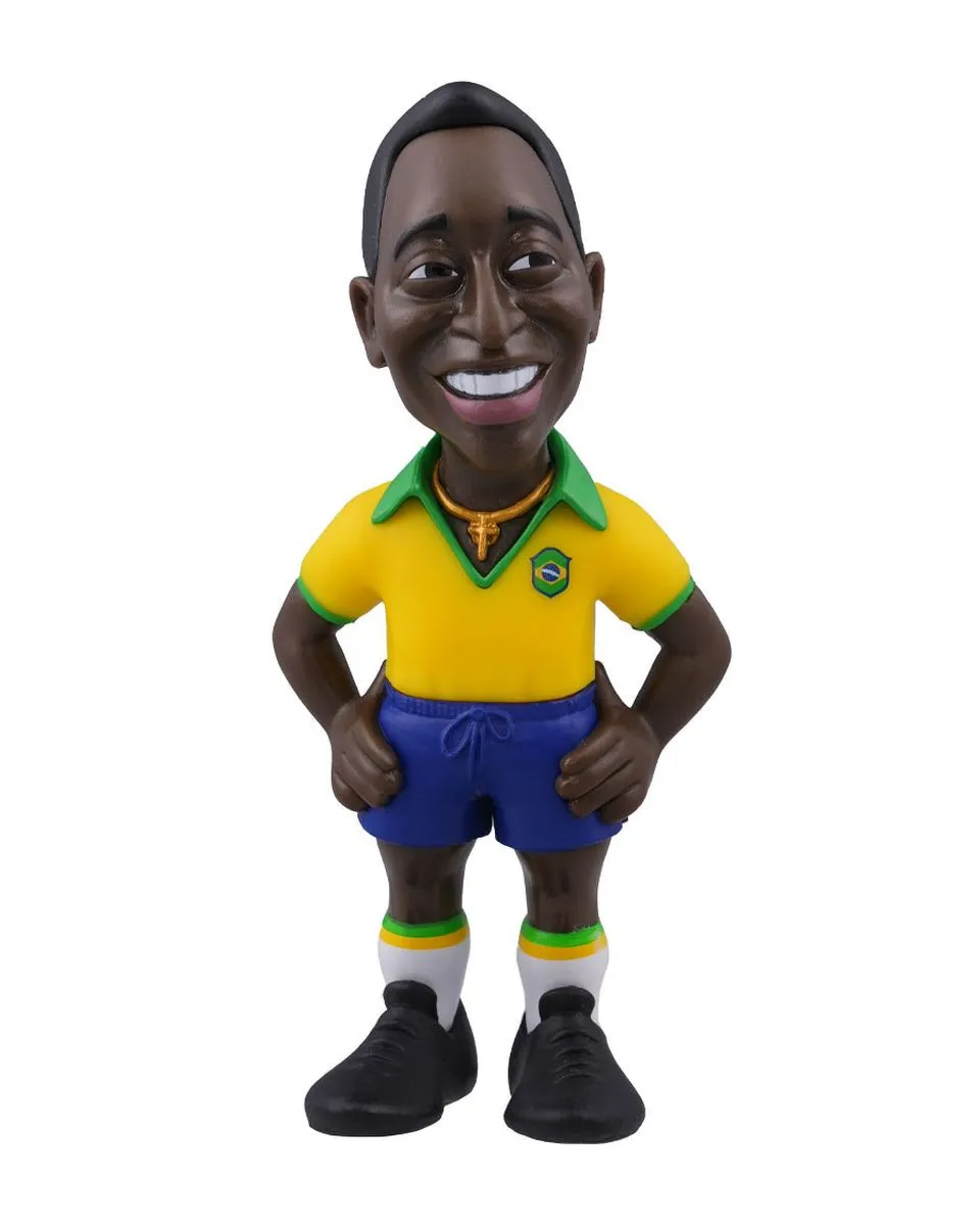 Statue Football Stars Minix -Brasil - Pele ( 1st Kit ) 