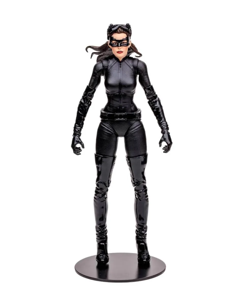 Statue DC Multiverse - The Batman The Dark Knight - Batpod With Catwoman (Gold Lable) 