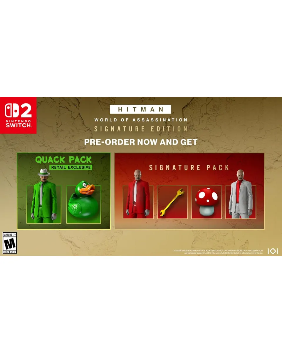 Switch 2 Hitman World of Assassination - Signature Edition 
