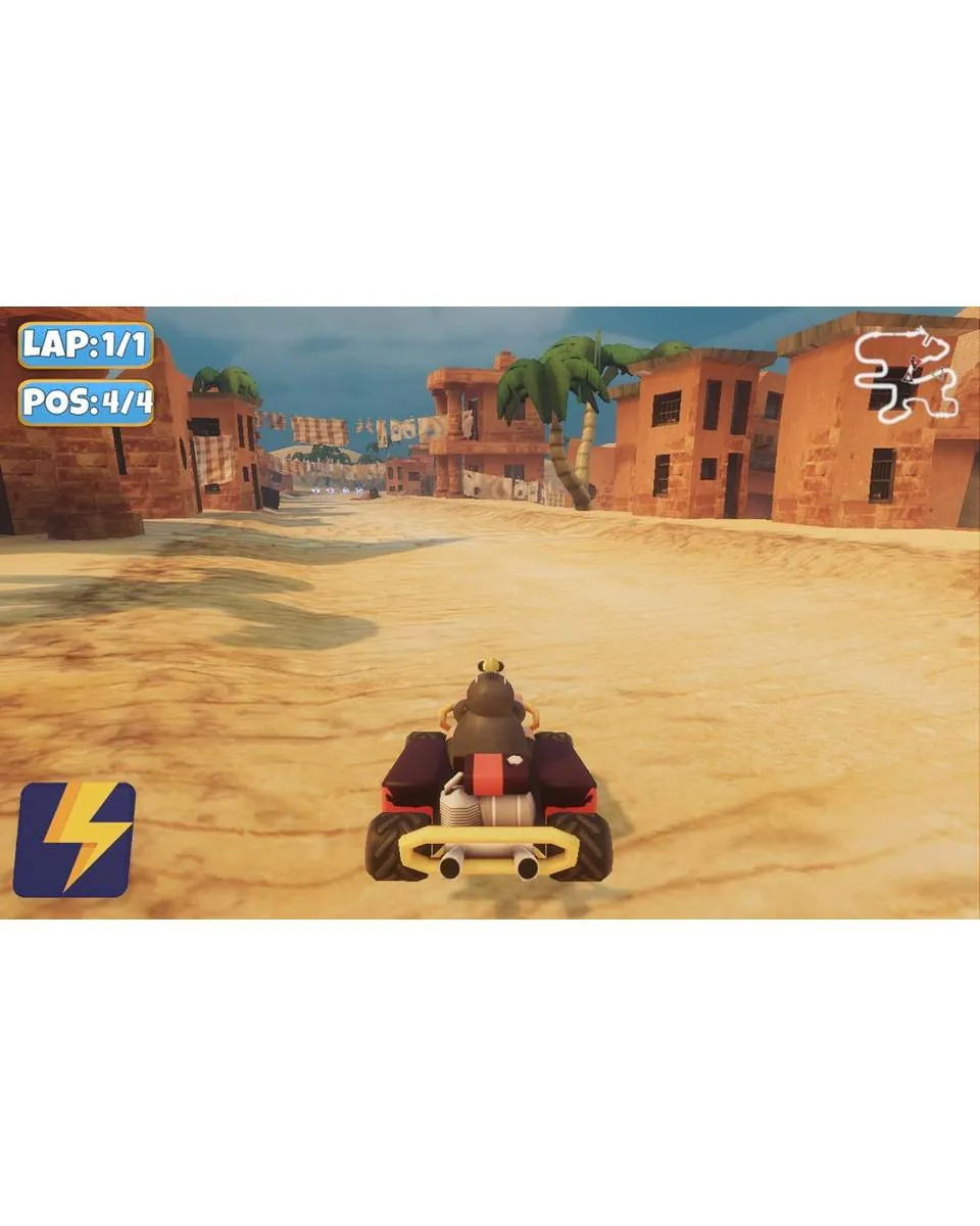 Switch Crazy Chicken - Kart 2 (Code in a Box) +  Steering Wheel 