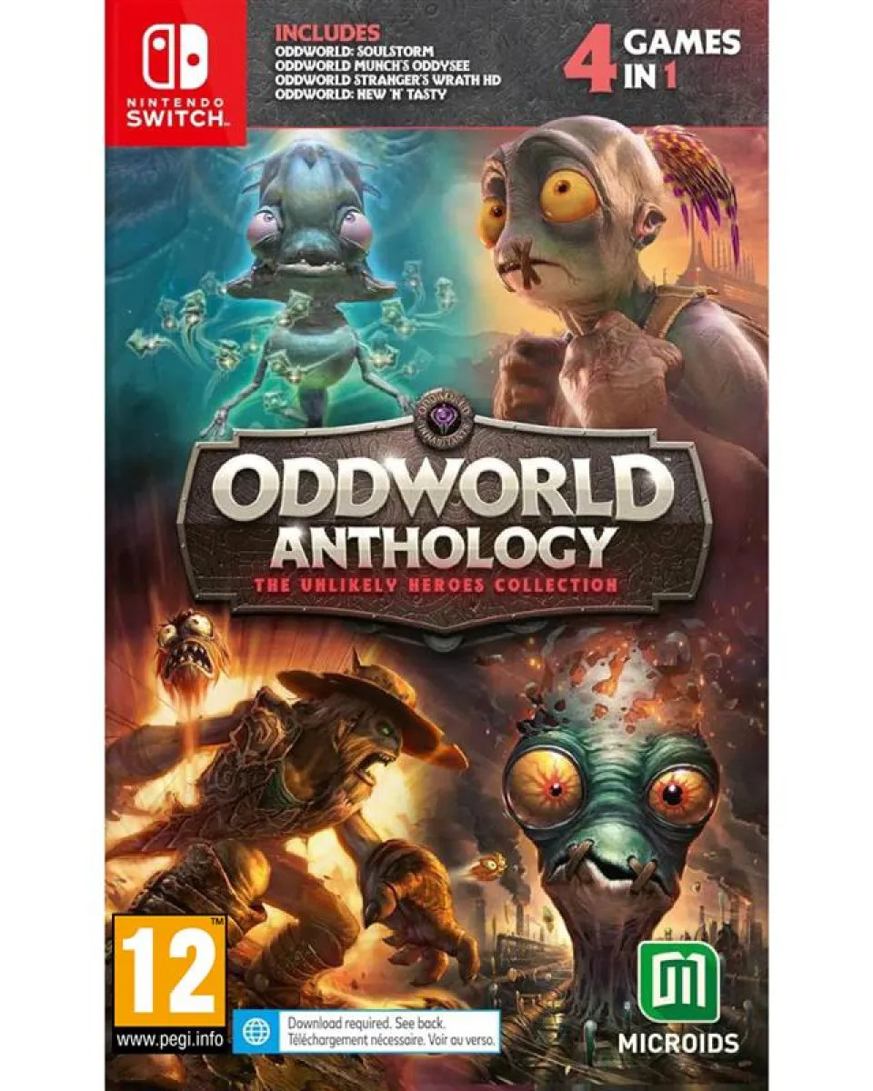 Switch Oddworld Anthology - The Unlikely Heroes Collection 