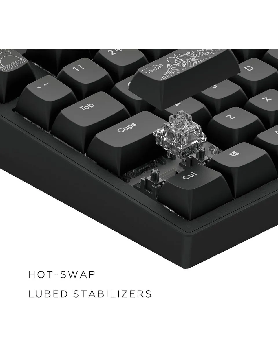 Tastatura Dark Project ALU Terra Nostra Black - Wired Gaming Keyboard (ANSI) 