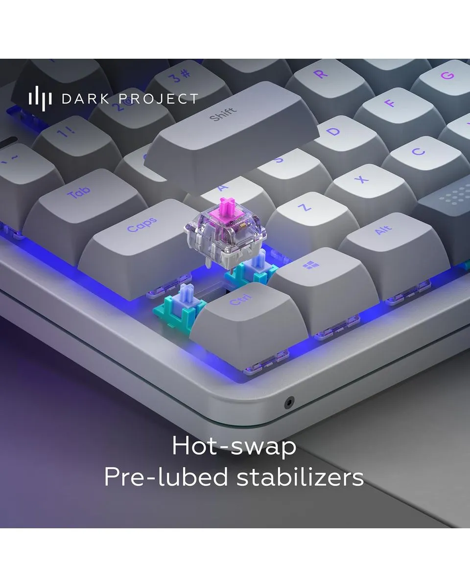 Tastatura Dark Project ALU Daylight - Mechanical Gaming Keyboard (ANSI) 