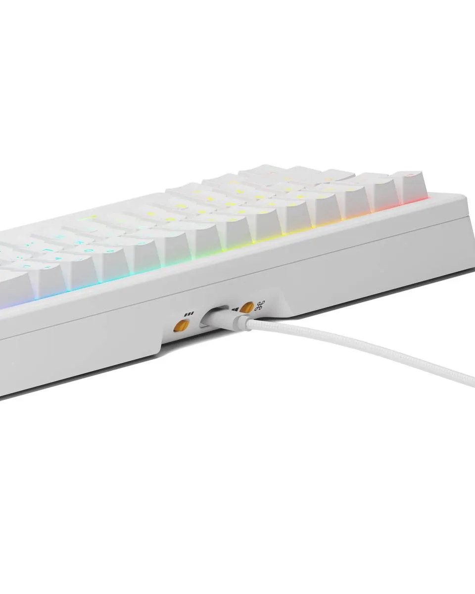 Tastatura Glorious GMMK 3 65% Pre-Built ANSI - Modularna White 
