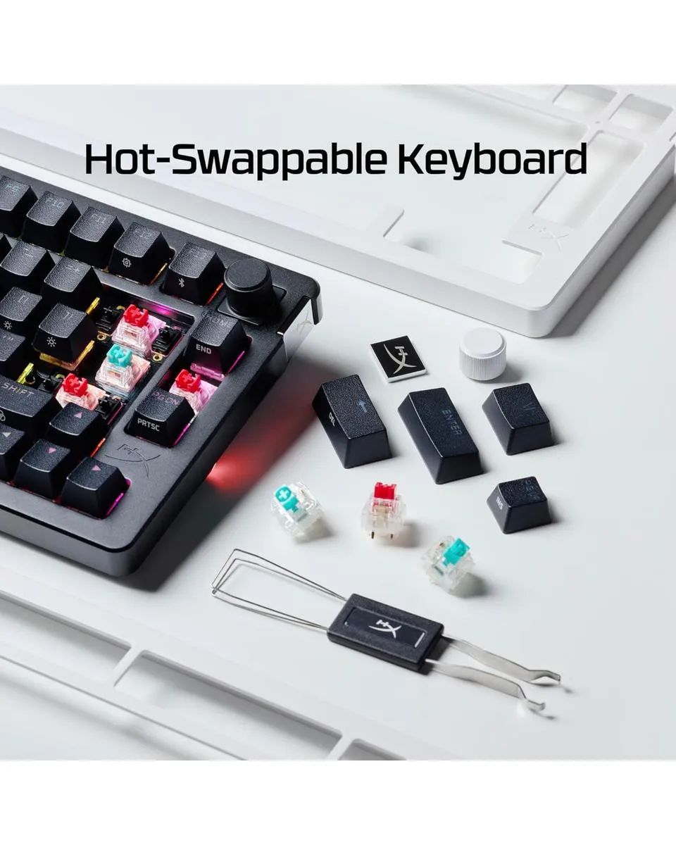 Tastatura HyperX Alloy Rise 75% Wireless - Red Linear 