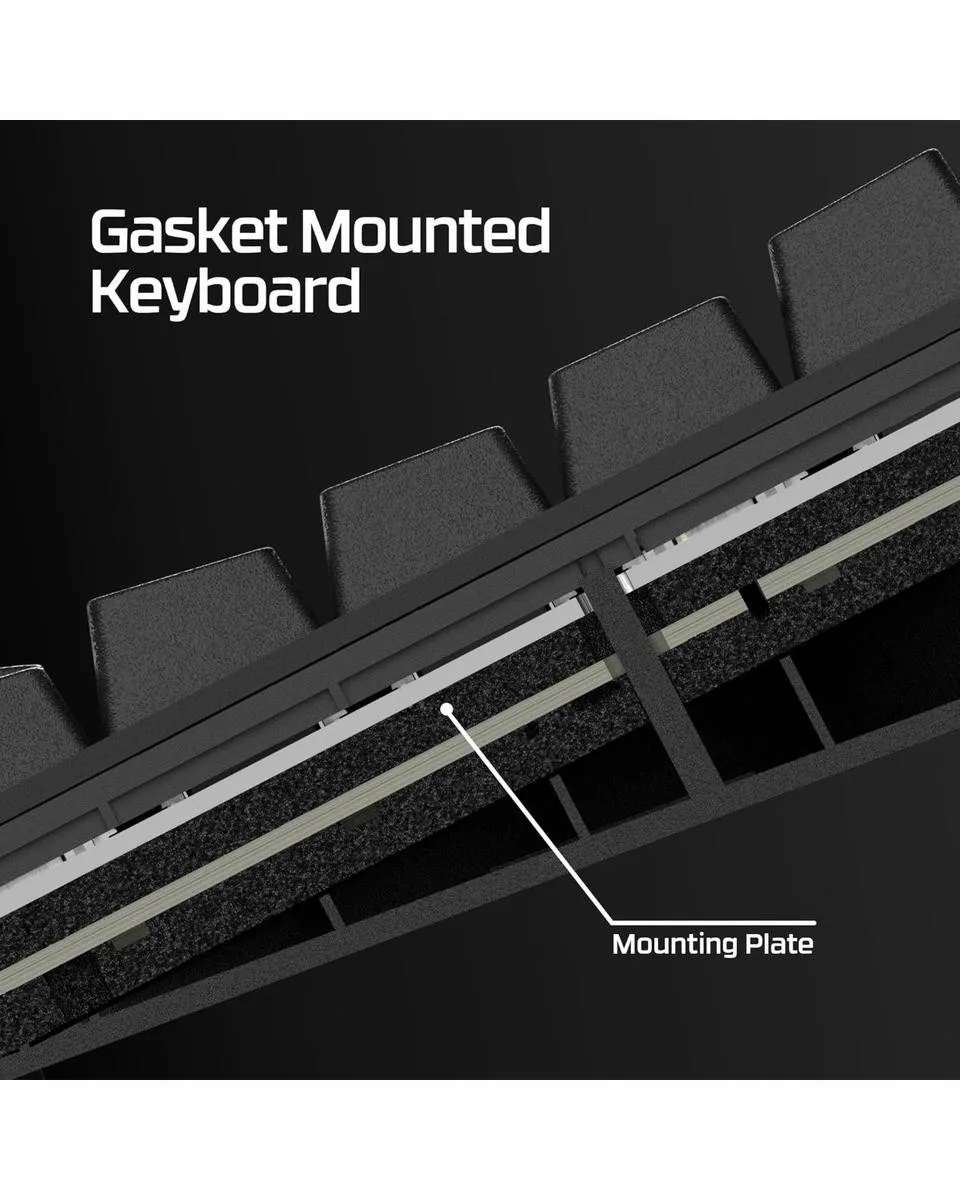 Tastatura HyperX Alloy Rise 75% Wireless - Red Linear 