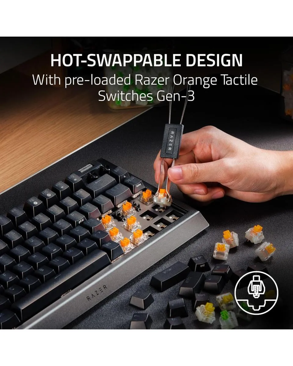 Tastatura Razer BlackWidow V4 75% US - Black 