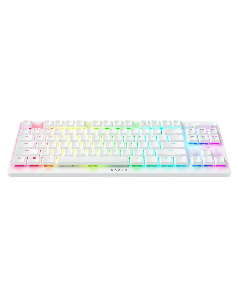 Tastatura Razer DeathStalker V2 Pro Tenkeyless Wireless - White 