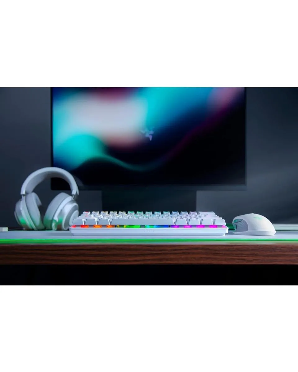 Tastatura Razer Huntsman Opto Mini 60% - Mechanical Clicky Purple - Mercury edition 
